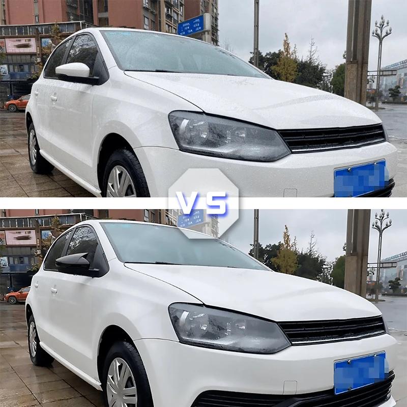 Couvercle de rétroviseur latéral ABS pour Volkswagen VW Polo MK5 6R 6C 2009 – 2017, 2 pièces, garnit