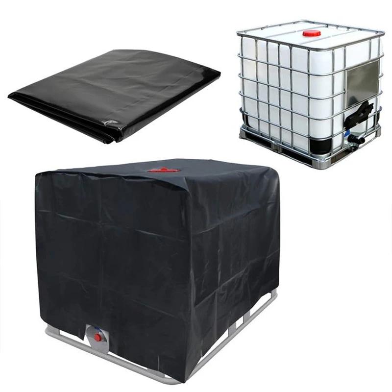Housse de protection noire anti-poussière pour fourre-tout IBC, 275 gallons, pour réservoir d'eau IB