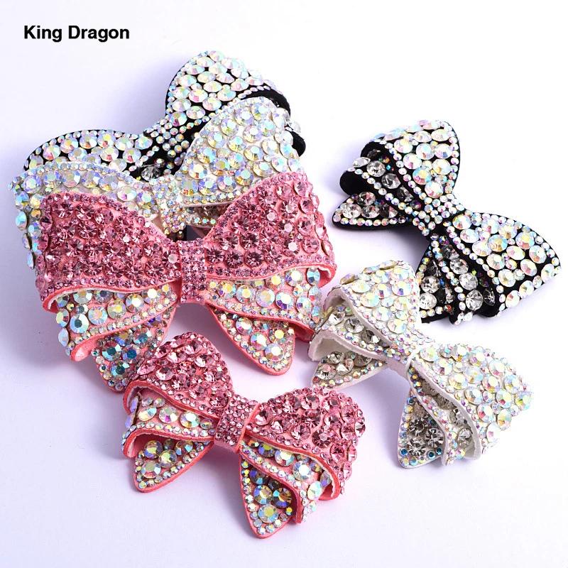 Nouveauté nœud papillon perlé broderie Patch patchs de bande dessinée pour chapeaux sac Badges Appli