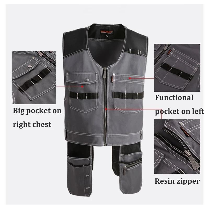 Bauskydd haute qualité hommes mâle femme vêtements de travail en plein air hommes gilets de travail 