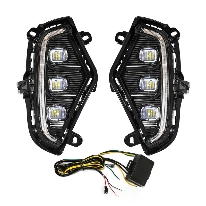 Feu de jour DRL Led antibrouillard Toyota RAV4 2019 2020 2021, clignotant, accessoires