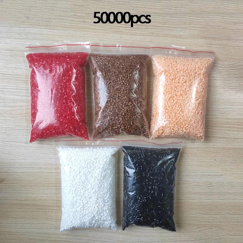 Perles Perler créatives 24/72 couleurs, Kit de jouets pour enfants, perles Hama de 2.6mm, Puzzle 3D,