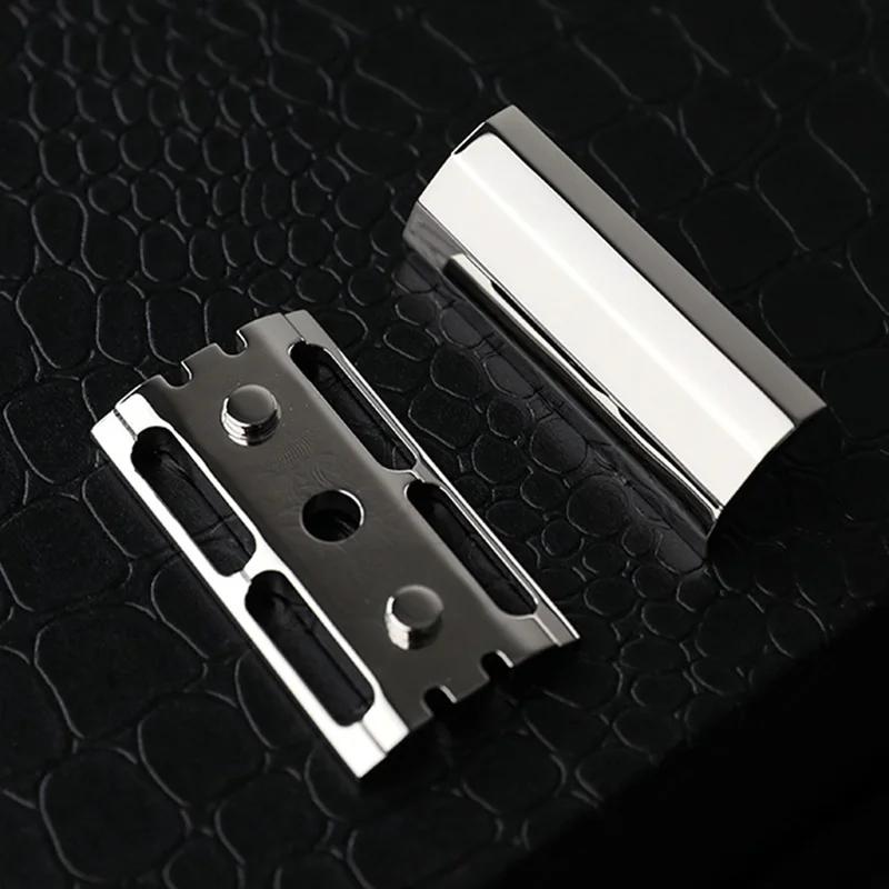 Tête de rasoir de sécurité à Double tranchant en acier inoxydable CNC 316L, accessoires de rasoir ma