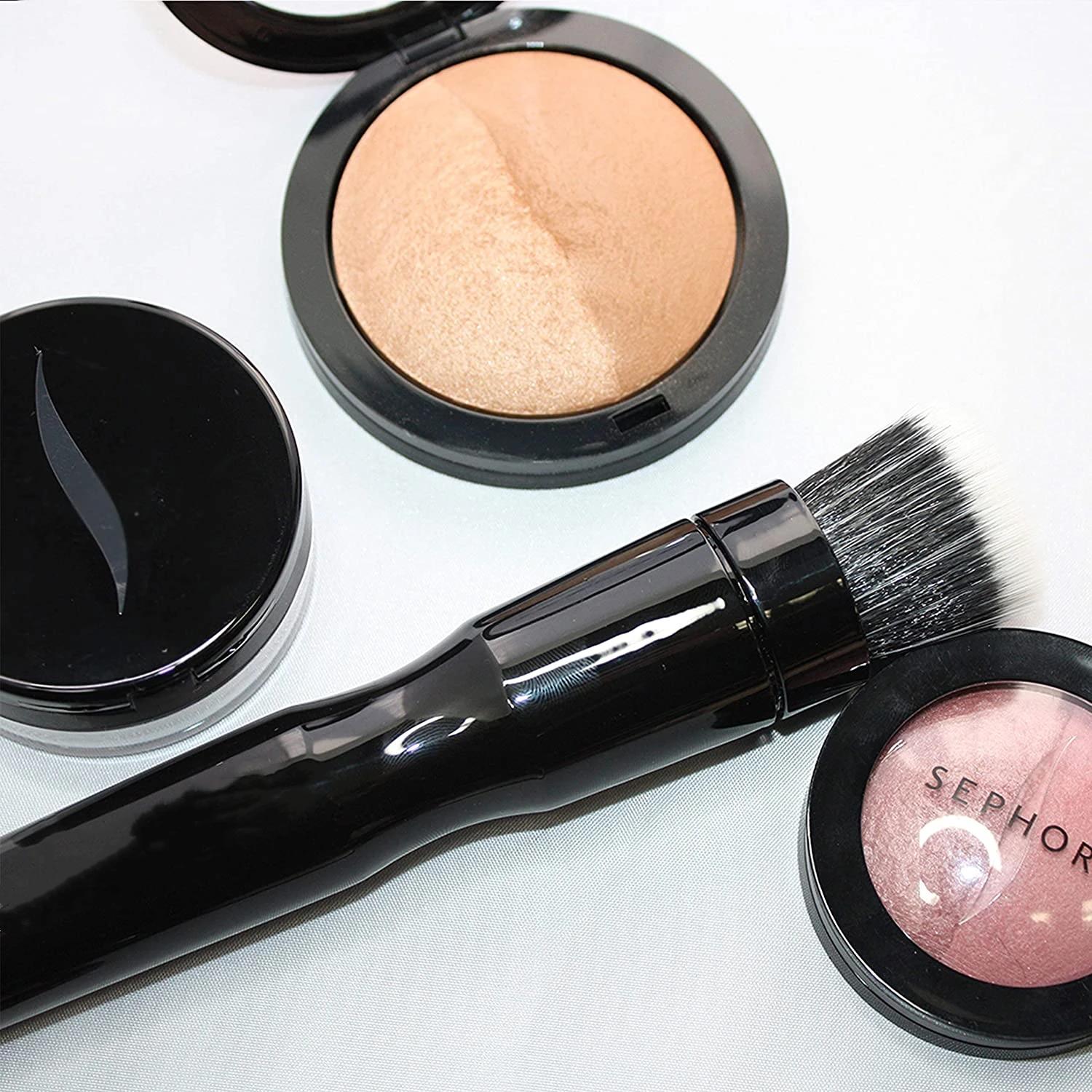 Pinceau de maquillage rotatif automatique, pinceau de maquillage électrique, fard à joues liquide et