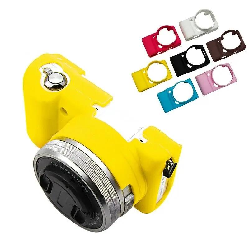 Étui en caoutchouc de silicone souple pour appareil photo, housse pour Sony Alpha A5100, A5000, A600
