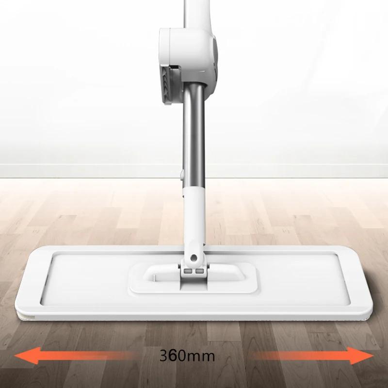 Mmagic – serpillière pour le lavage des sols, nettoyage de la serpillière à rotation plate, seau de 