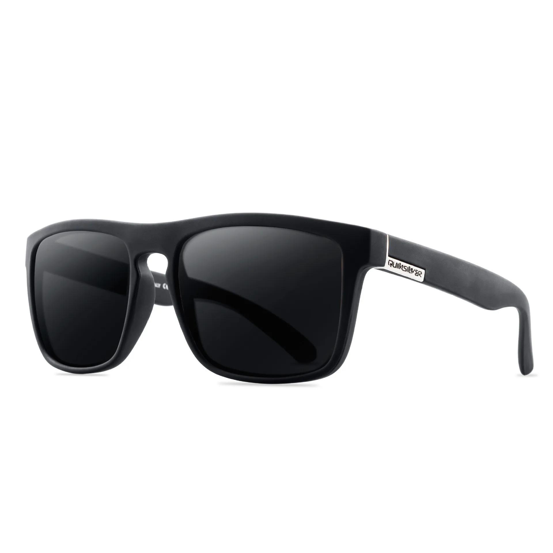 Lunettes de soleil carrées polarisées pour hommes et femmes, lunettes de soleil en plastique vintage