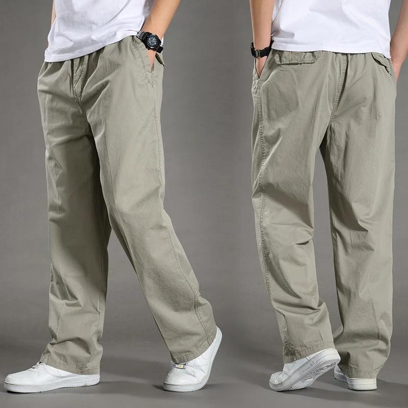 Pantalon Cargo homme été printemps coton vêtements de travail nouveau en grande taille 6XL décontrac