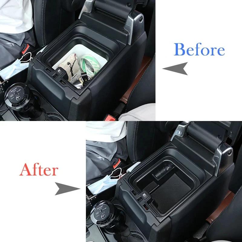 Accoudoir de Console centrale de voiture en plastique ABS, boîte de rangement pour Land Rover Discov