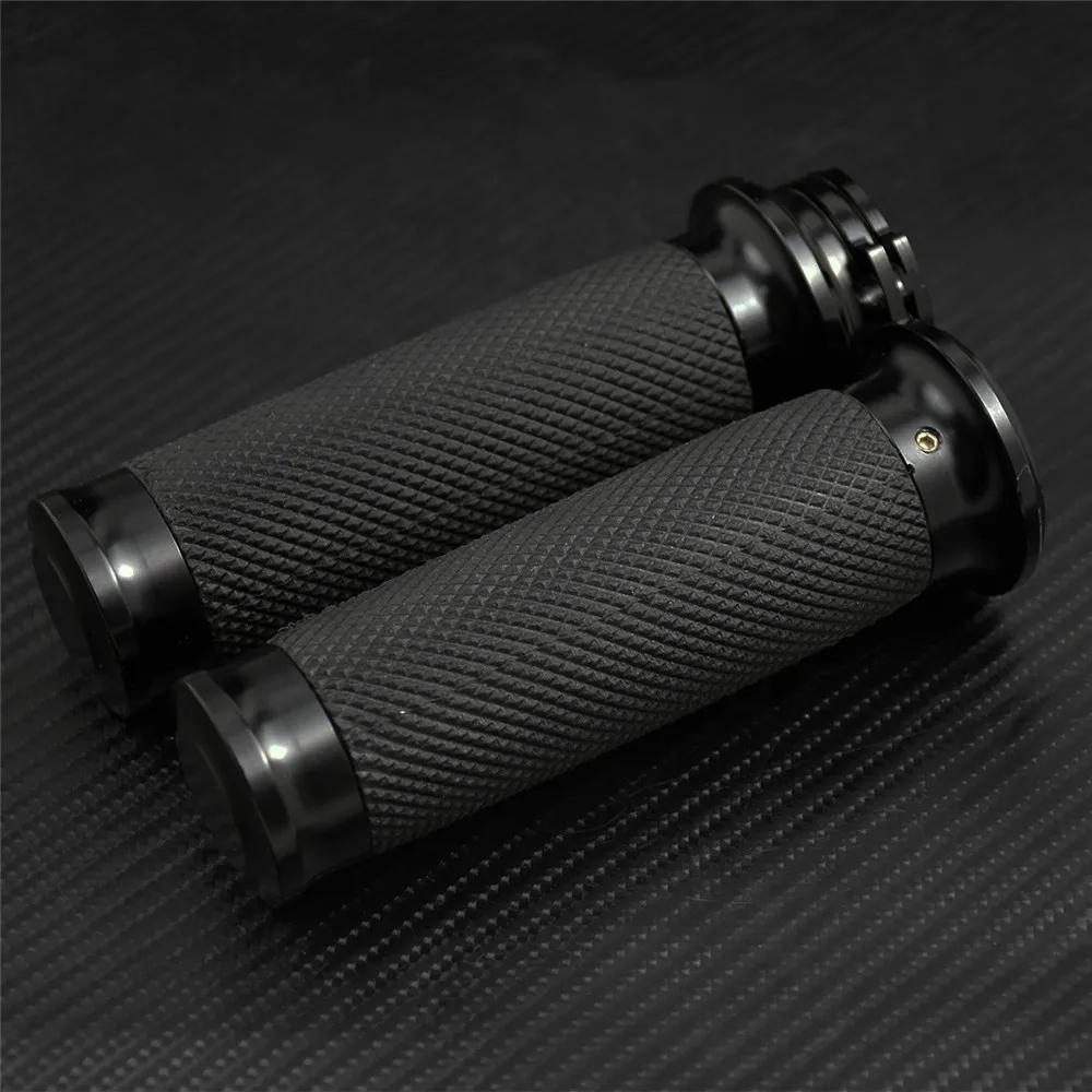 Poignées universelles pour moto, 1 ", 25mm, noires, pour Harley Touring Road King Dyna VRSC Sportste