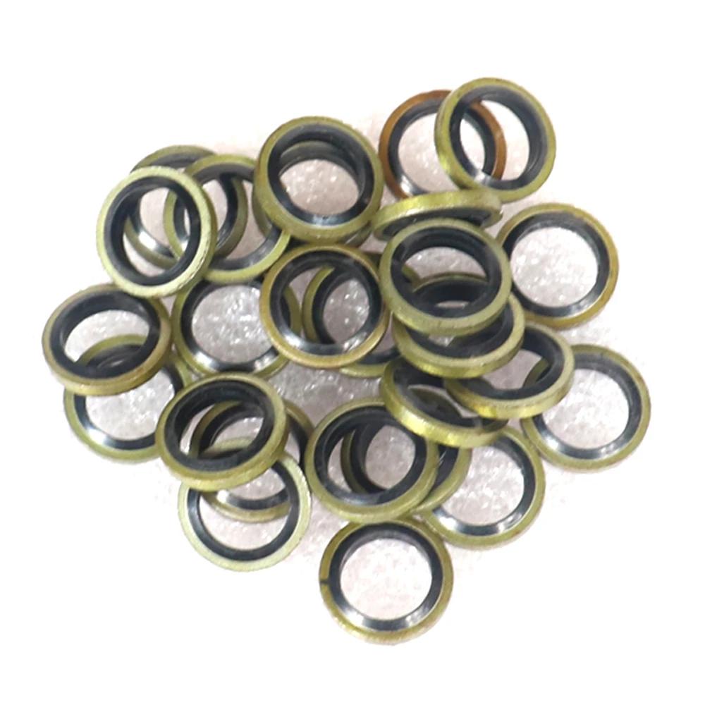 Bancs de vis de vidange d'huile de 2,2 de banjo, joints de rondelle pour moto, embrayage hydraulique