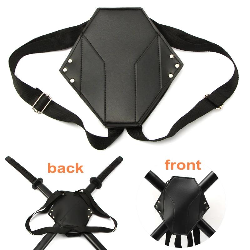 Sac épée noir, étui de transport pour Deadpool Cosplay Ninja tortue héros Cosplay Anime Costume étui