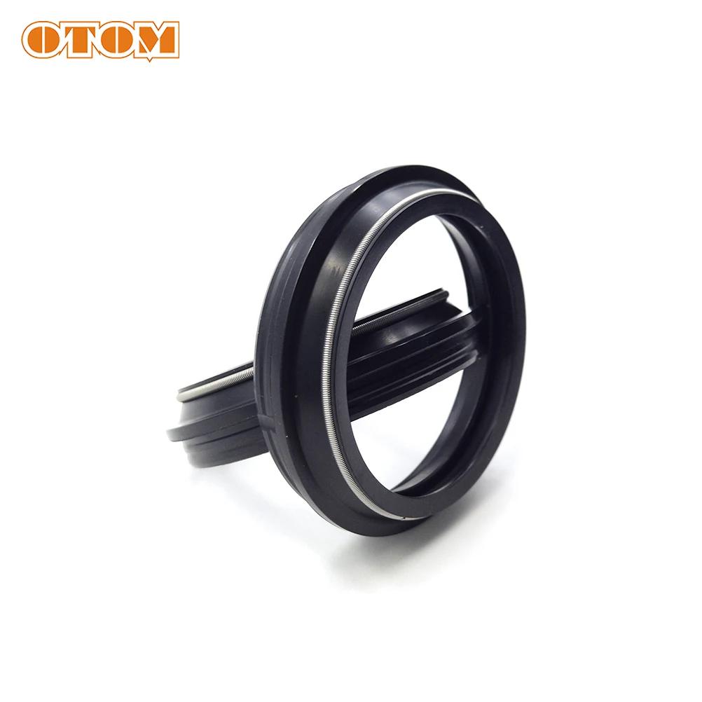 OTOM-Amortisseur de fourche avant de moto 48mm, joint d'huile, anneau scellé anti-poussière pour KTM