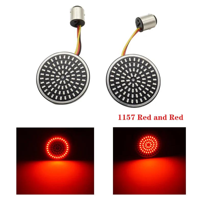 Kit d'ampoules LED pour clignotants avant et arrière, couvercle de lentille fumée, Harley Touring, o