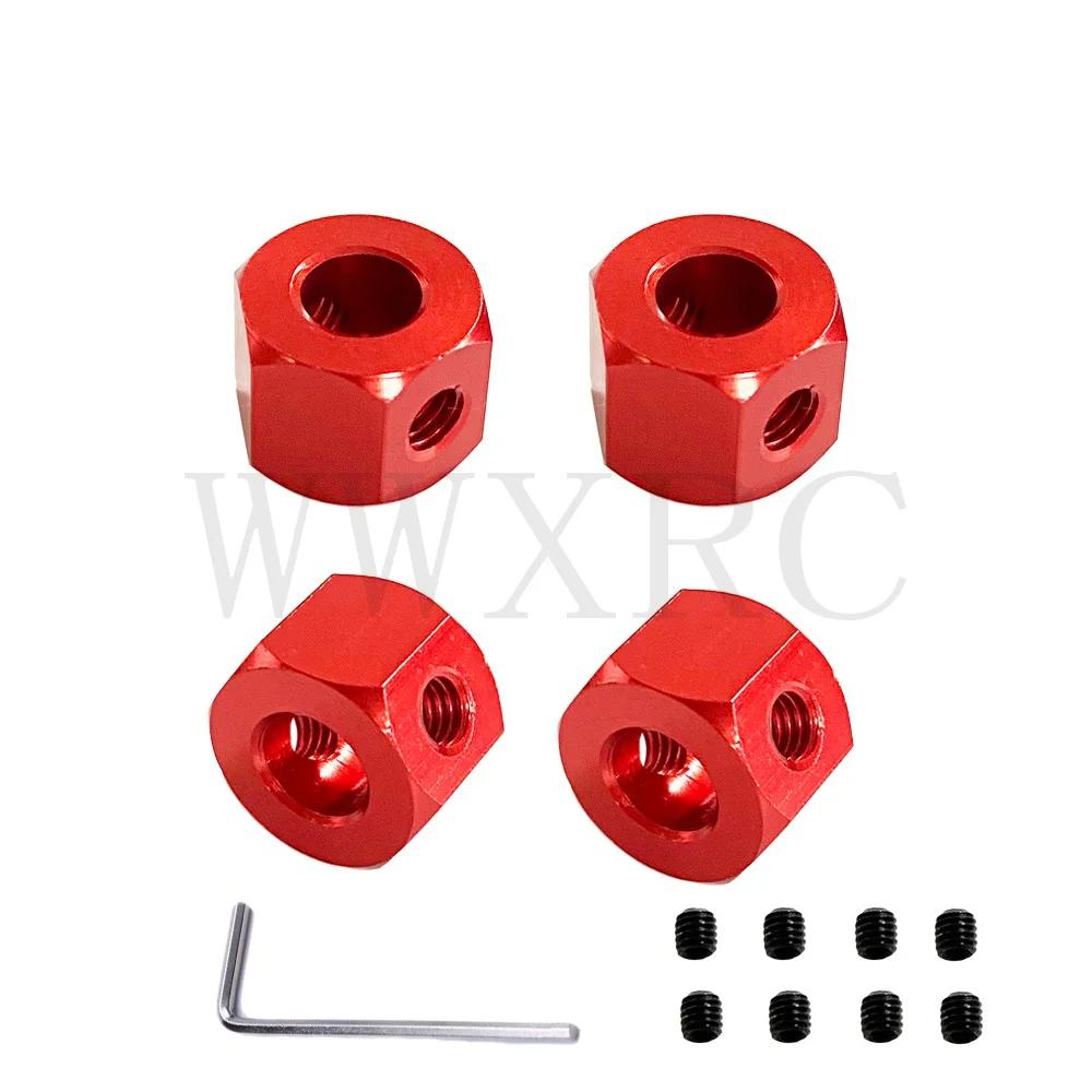 Adaptateur métallique en alliage d'aluminium, 5mm à 12mm, pour camion MN86 WPL D12 C14 C24 B14 B16 M