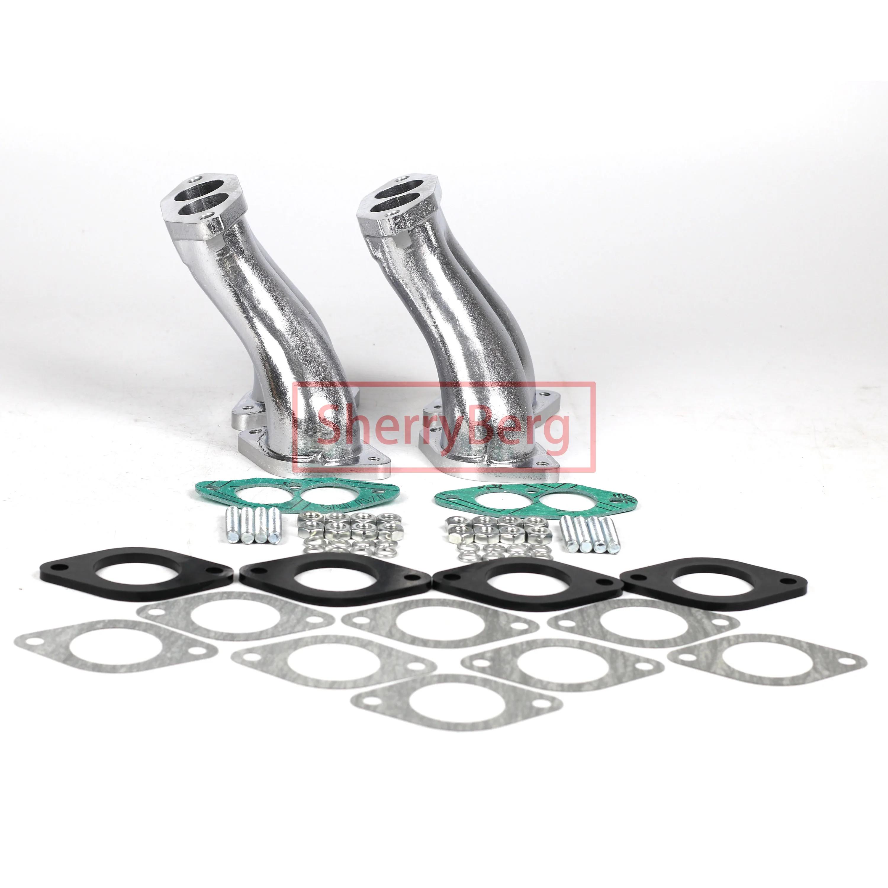 SherryBerg – ensemble de collecteurs d'admission pour VW Bug Aspirazione par 2x Weber 40 44 IDF Dell