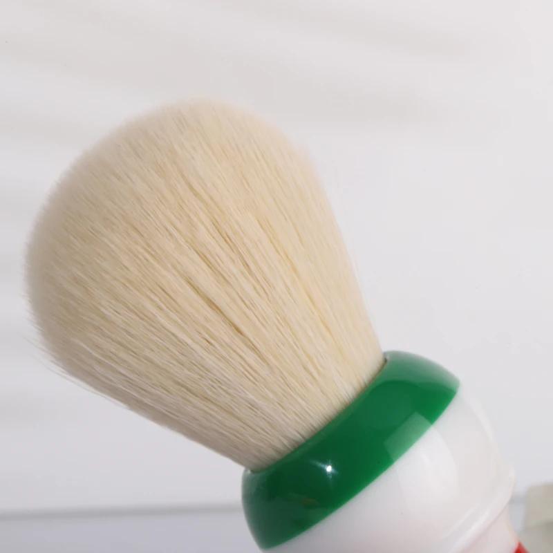 YAQI Freedom drapeau italien 24mm cachemire noeud synthétique hommes blaireau