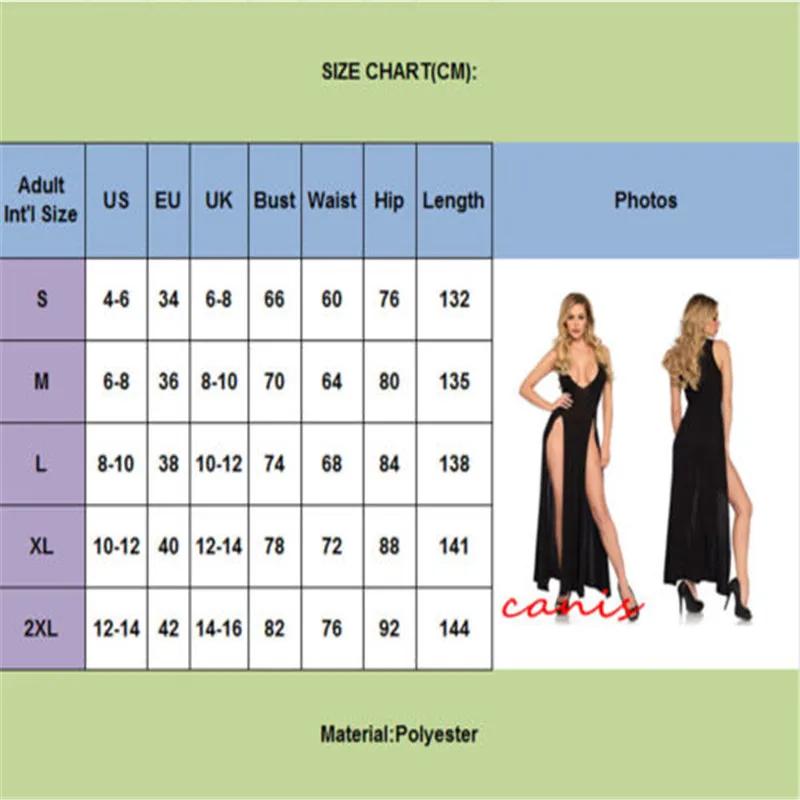 Robe de lune de miel à fente haute pour femmes, nuisettes sexy, sous-vêtements à col en V profond, s