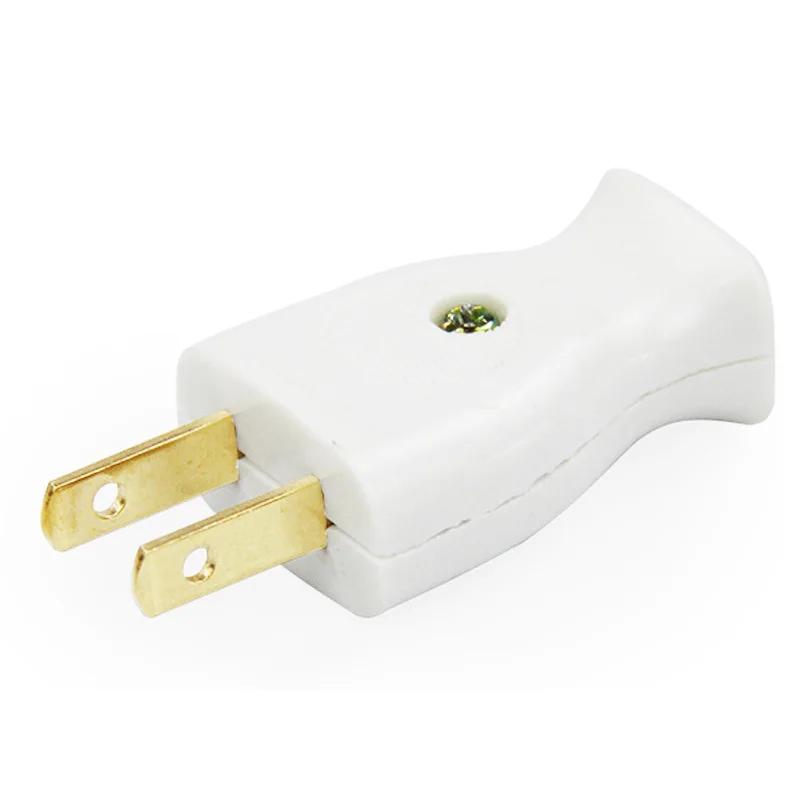 Adaptateur de prise de câblage américain en bakélite, 2 pôles, 15A, femelle, mâle, prise, connecteur