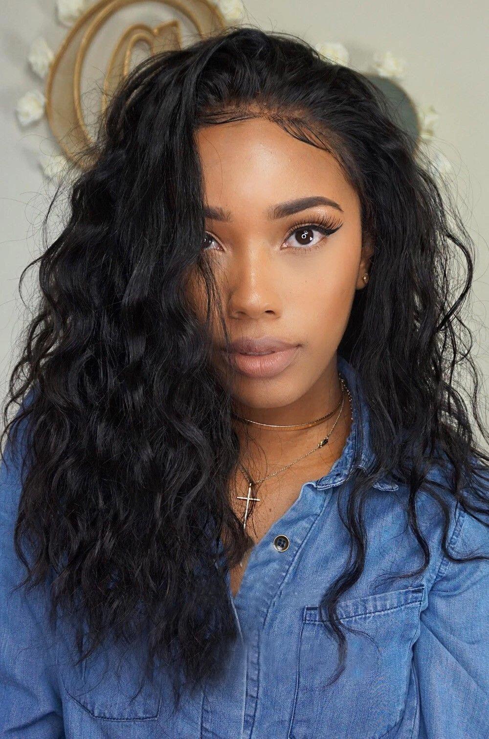Tissage en Lot Brésilien Naturel Ondulé, Extensions de Cheveux 100% Humains, 3 Pièces