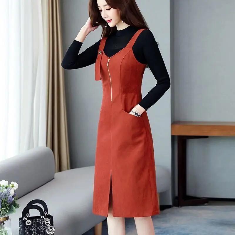 Robe à bretelles grande taille pour femme, robes à bretelles pour femme, robes assorties pour femme,