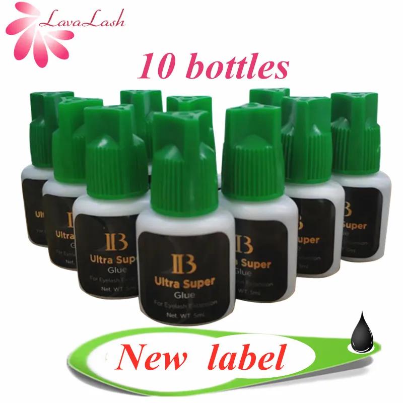 IB Ultra super colle Extensions de cils colle 5ml corée noir faux cils colle cils colle adhésive 10 