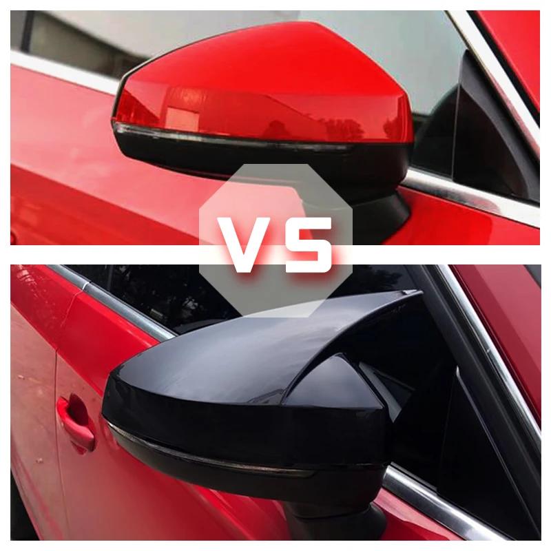Pour Audi A3 S3 8V RS3 2013 2014 2015 2016 2017 2018 2019 housse de rétroviseur motif en fibre de ca