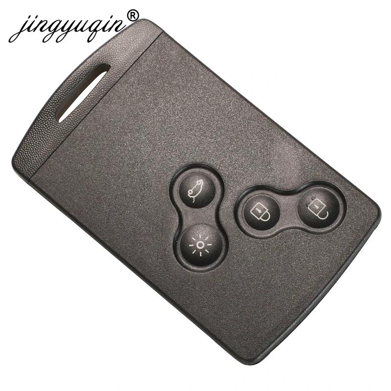 Jingyuqin 433MHz 4A PCF7953 puce clé de voiture carte à puce pour Renault Clio IV Captur passif sans