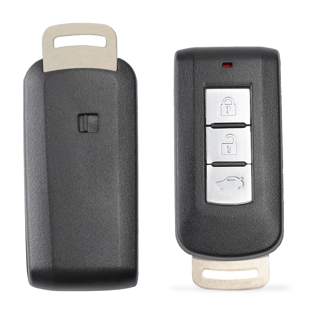 Clé télécommande intelligente de remplacement KEYECU, 3 boutons, 434MHz, transpondeur ID47, pour Mit