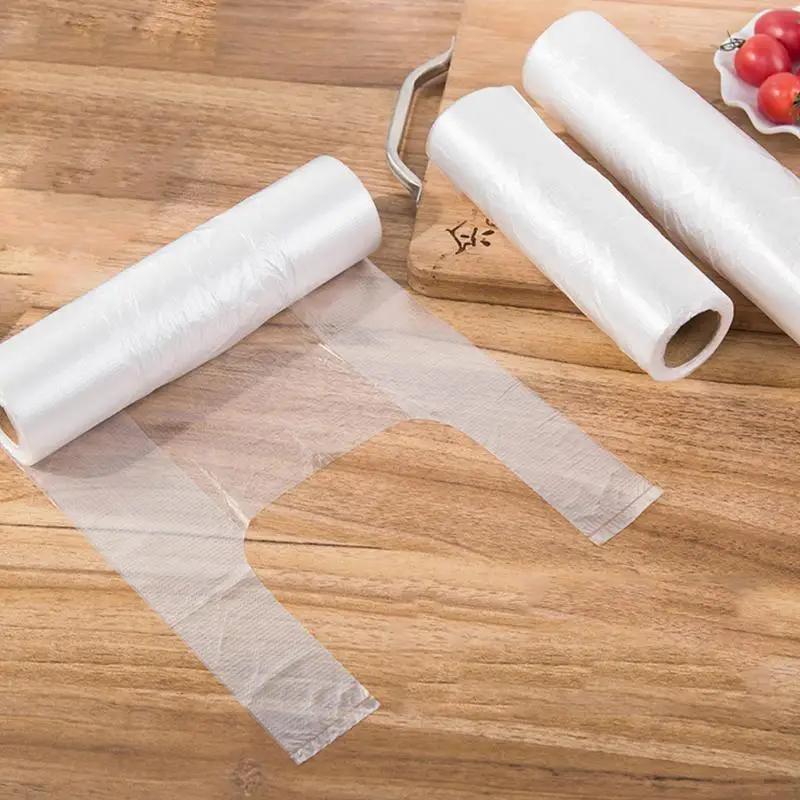 Sacs en plastique transparents pour conserver la fraîcheur, 100 pièces, sac de conservation des alim