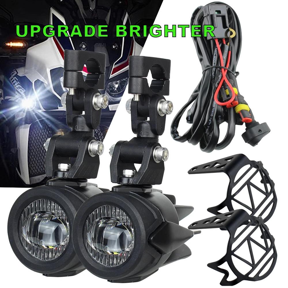 Phare antibrouillard auxiliaire pour moto, lampe plus lumineuse, 40W, 6000K, compatible avec BMW Run