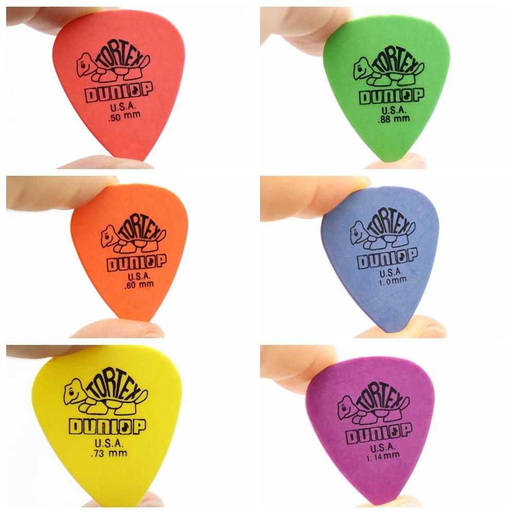 Dunlop – plectres de guitare électrique, 50 pièces, pièces, accessoires, 6 types d'épaisseur