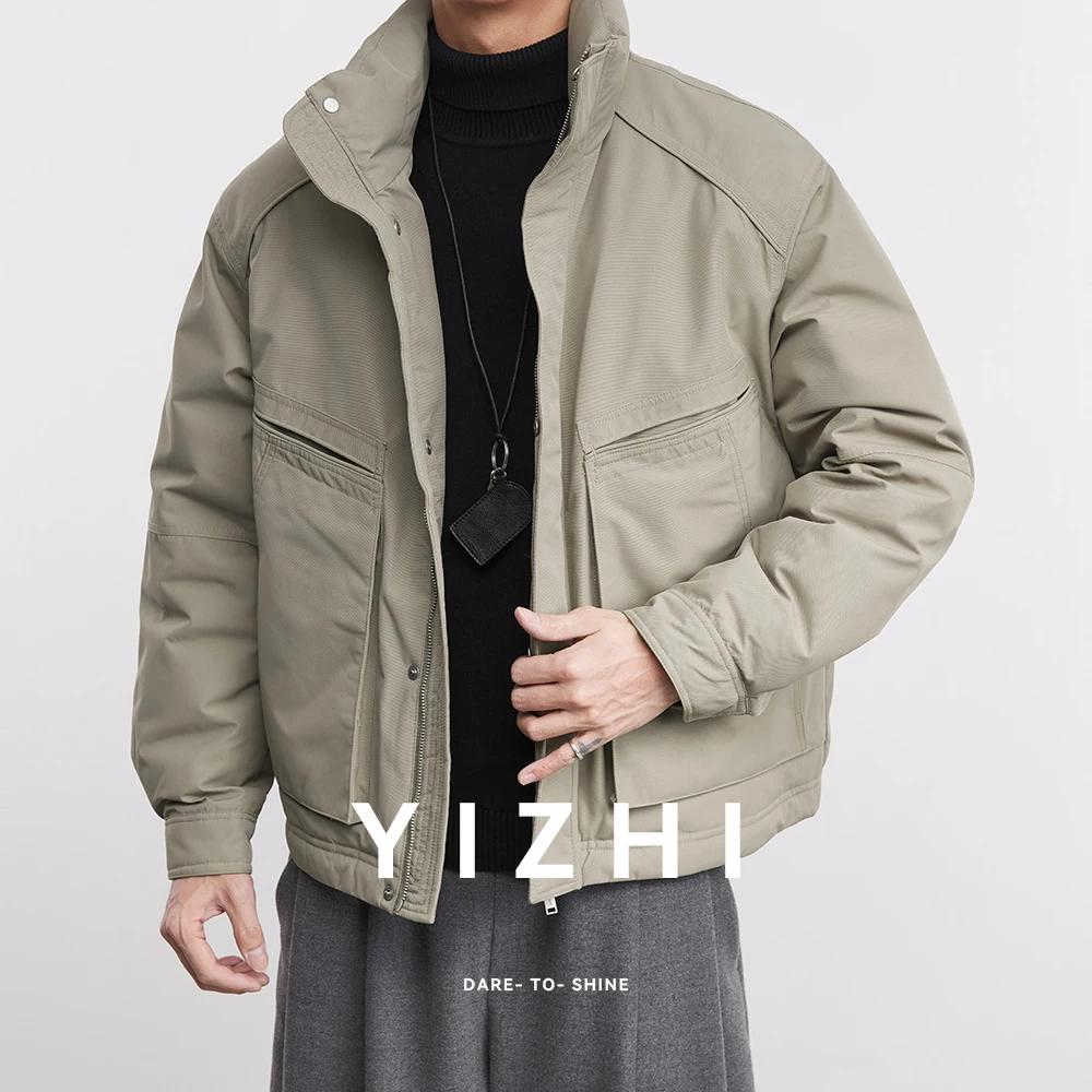 Veste d'hiver pour homme en duvet de canard blanc 90% 2025 Nouvelle veste épaisse résistante au froi
