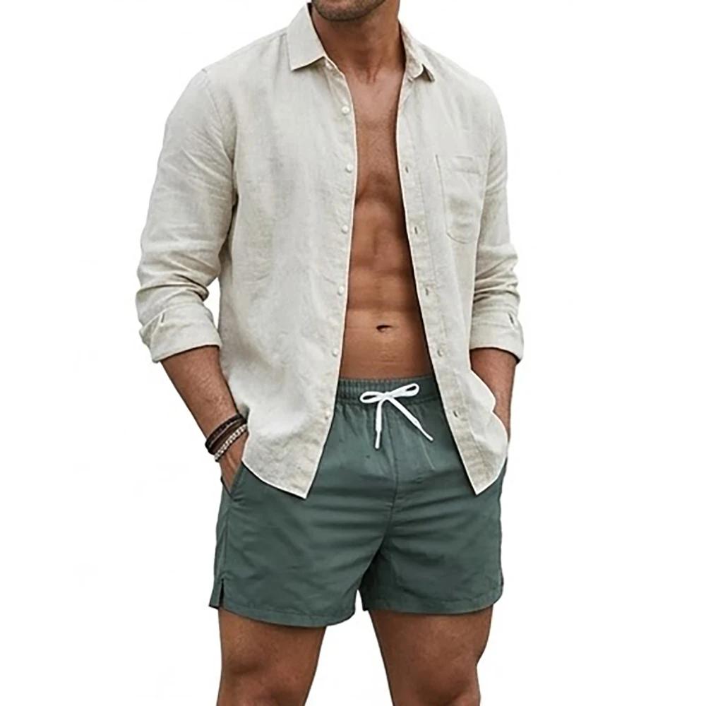 Shorts de sport d'été pour hommes, shorts d'entraînement à séchage rapide, pantalons décontractés at