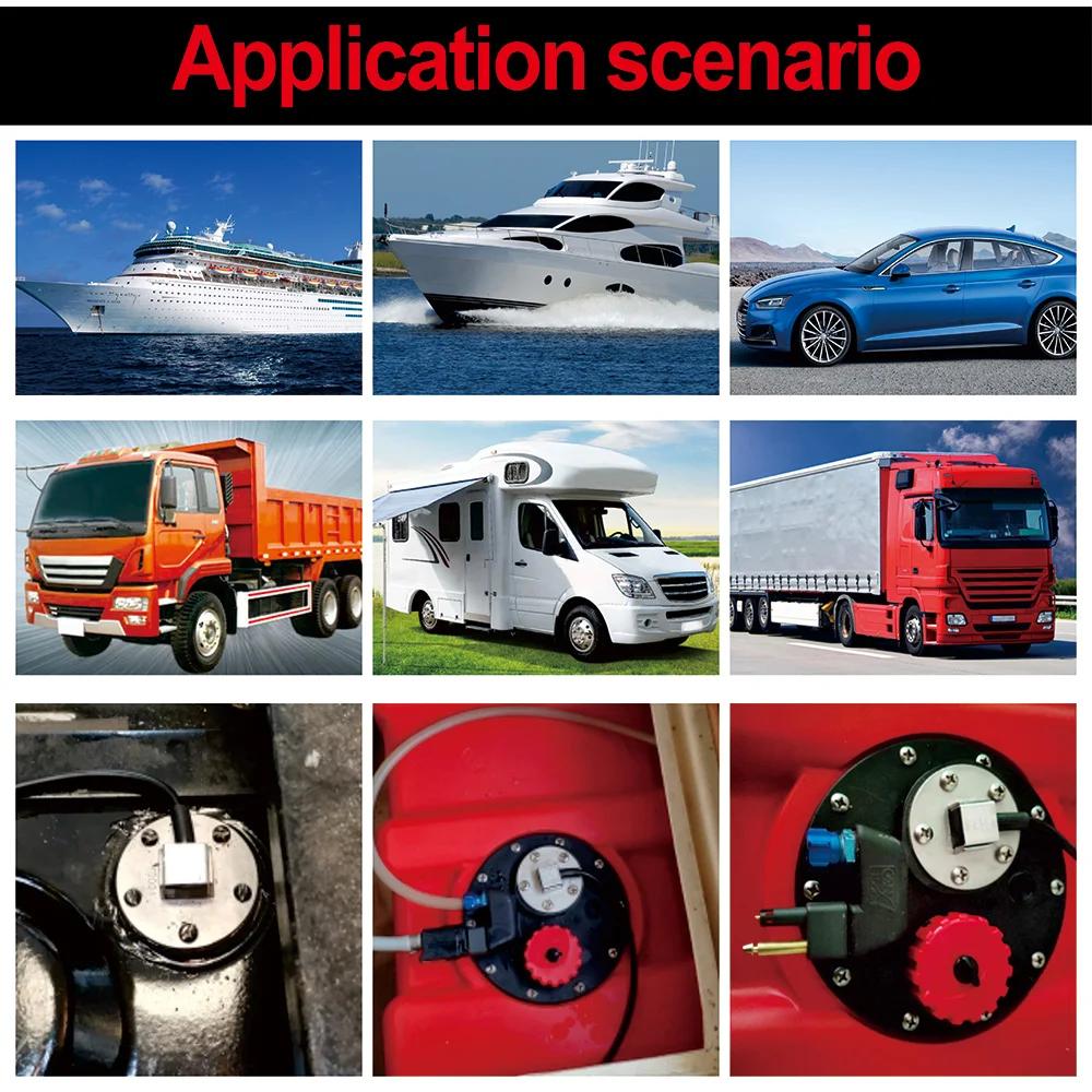 AD 0-190 Ohm capteur de niveau de carburant 100MM 125MM 150MM 200MM 300MM 400MM 575MM adapté pour ba