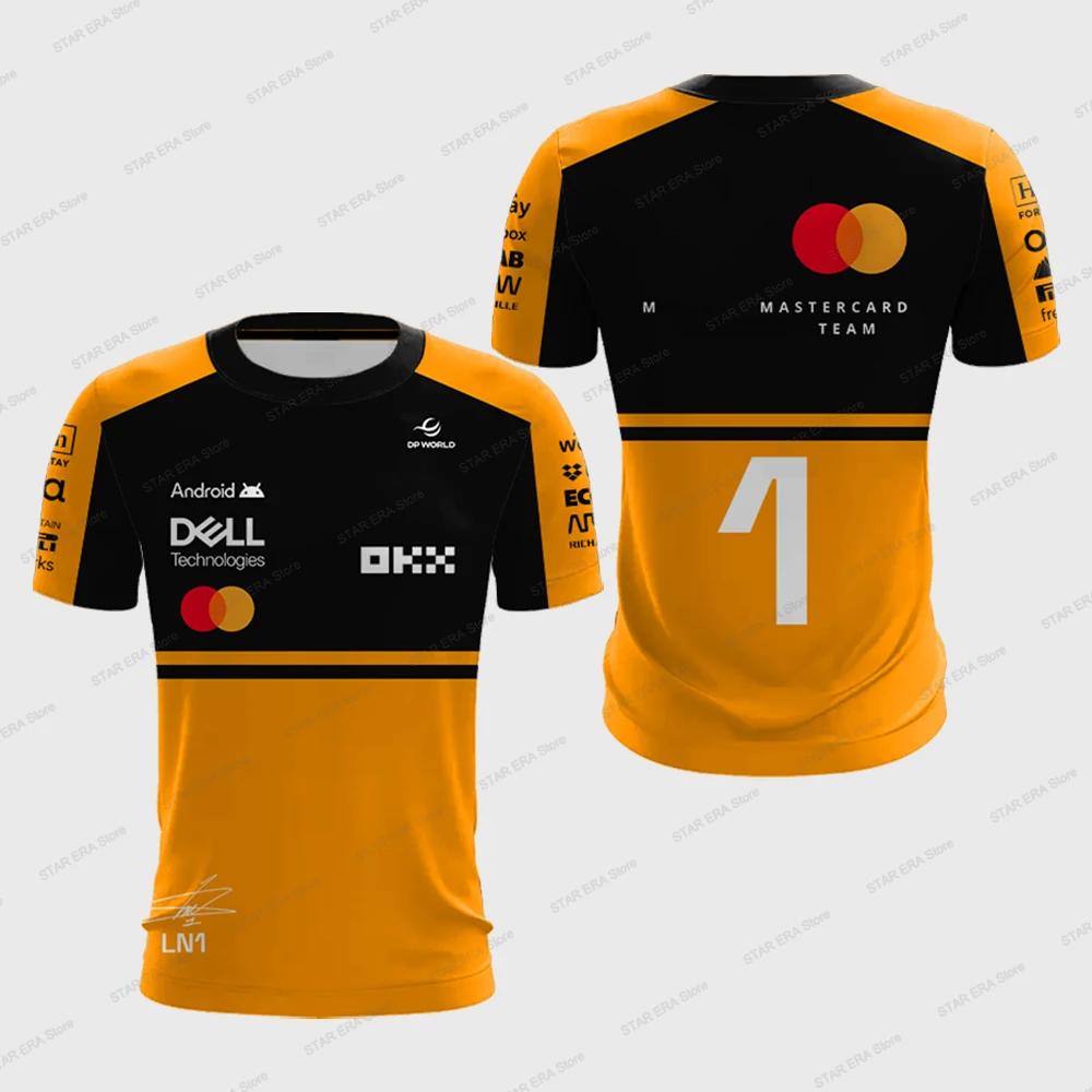 Nouveau T-shirt Norris Driver 2026 pour homme, réplique Oscar Piastri 81, manches courtes, grande ta