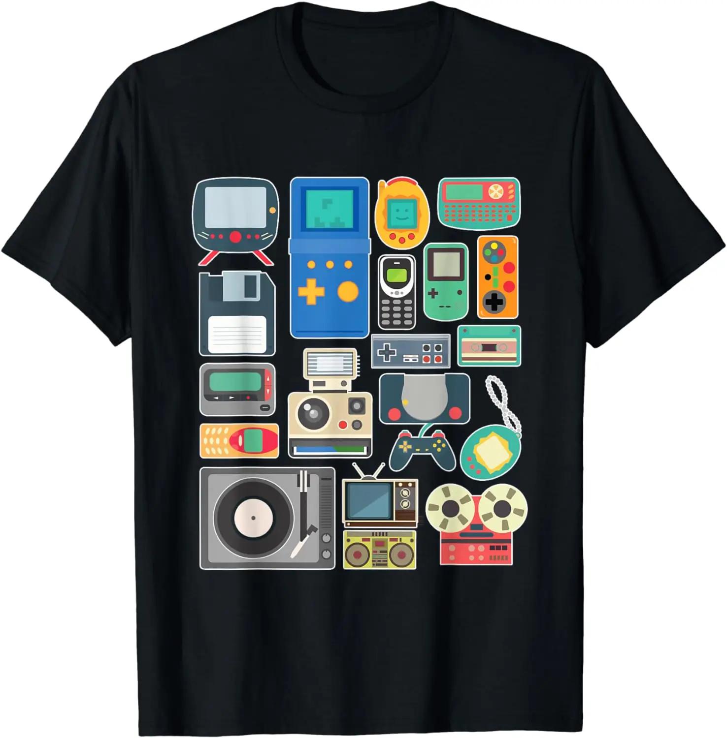 80s 90s jeu vidéo rétro Vintage classique Arcade T-Shirt Streetwear hommes vêtements Vintage T-Shirt