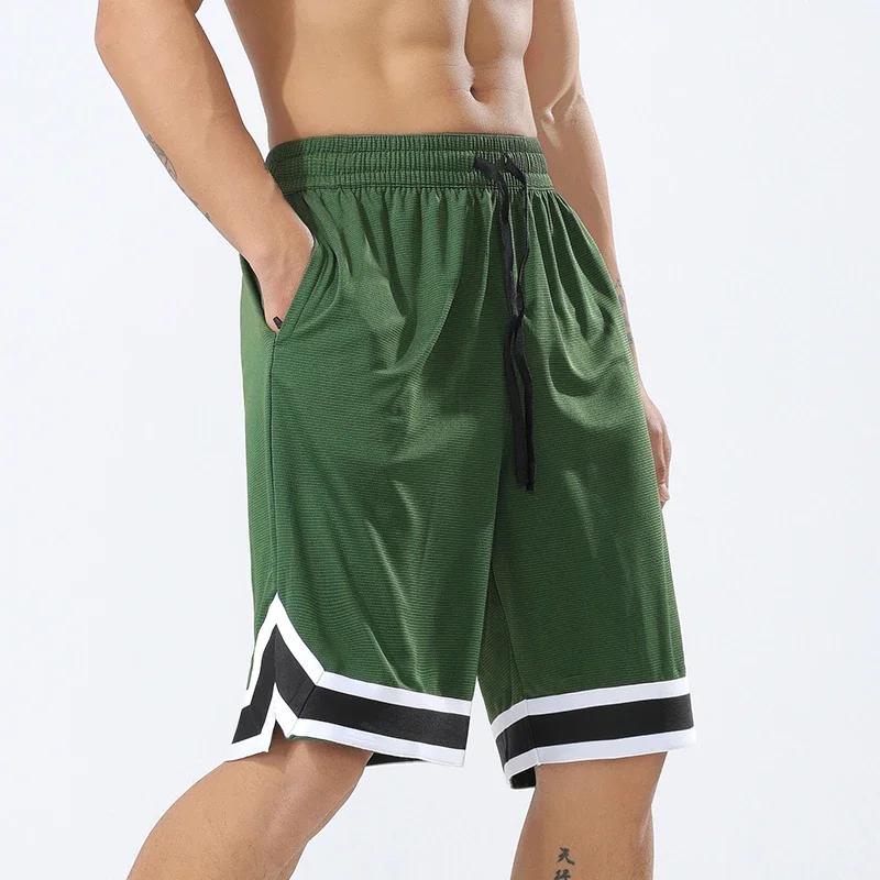 Short de basket-ball et de Football pour hommes, respirant et à séchage rapide, pour la musculation,