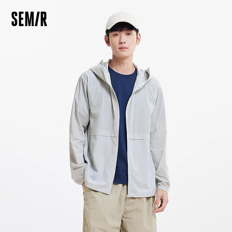 Veste UV Homme Semir 2026 à Capuche – Sensation de Fraîcheur, Respirante, pour Sports de Plein Air, 
