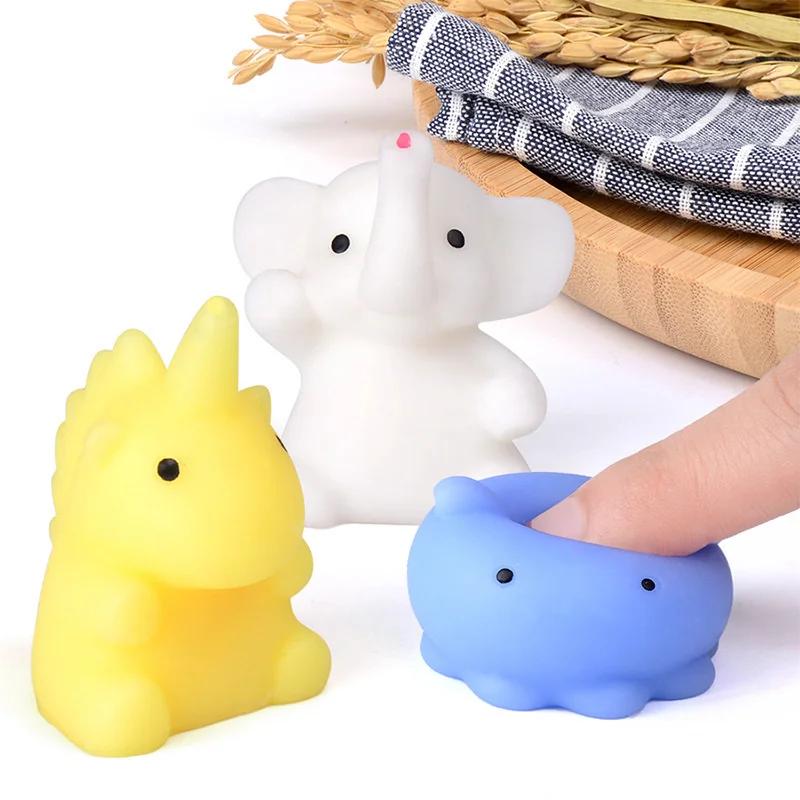 50-5 pièces Kawaii Squishies Mochi Anima jouets Squishy pour enfants balle anti-Stress presser cadea