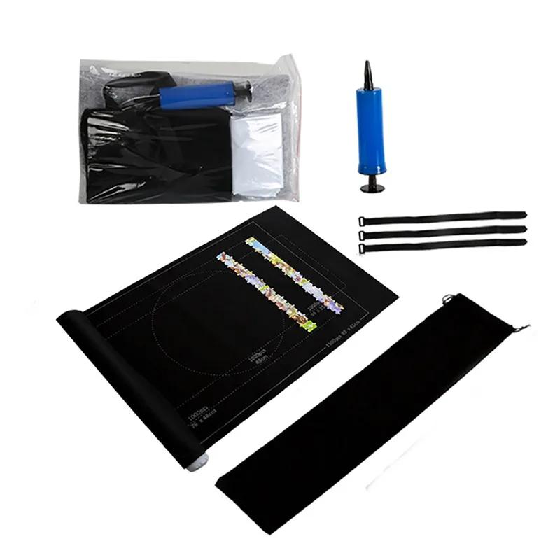 Tapis de puzzle en rouleau de feutre, tapis de jeu, couverture pour jusqu'à 1500 pièces, accessoires