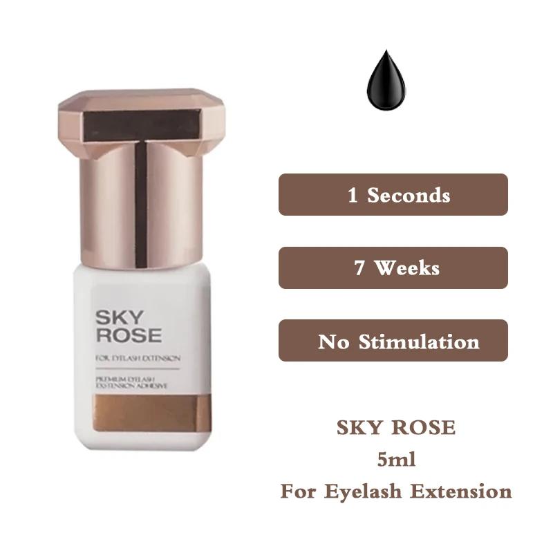 Colle Rose ciel originale coréenne, 10 bouteilles, fournitures d'extension de cils, 5ml, outils de m
