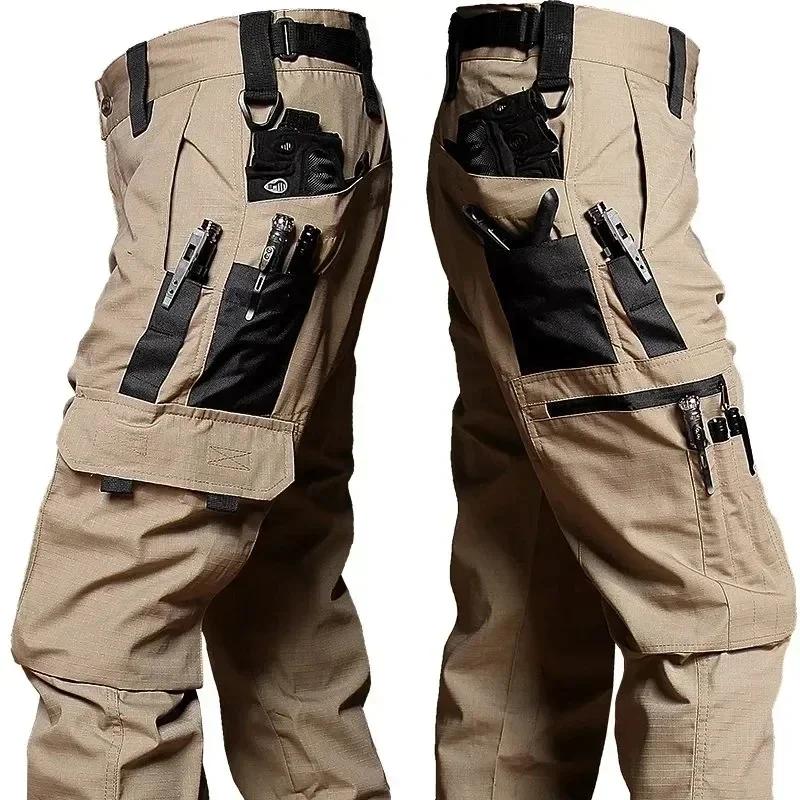 Nouveau pantalon de travail tactique hommes décontracté extérieur imperméable Cargo pantalon 2/1 piè