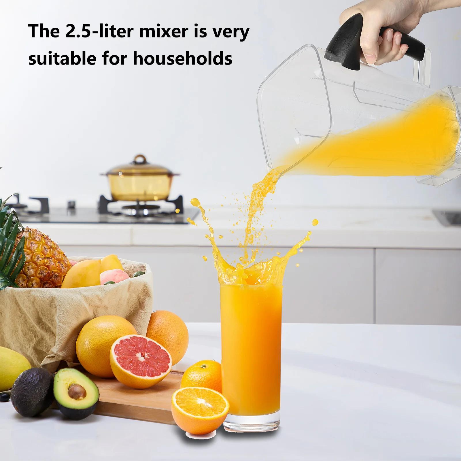 Mixeur-blender puissant 6000W, mixeur à smoothies, mixeur de table, robot culinaire pour bébé, mixeu
