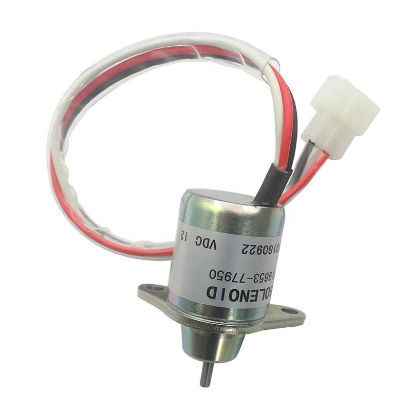 Électrovanne de commande d'arrêt de carburant 1503Petr12S5SUC5S Yanmar 119653-77950 SA-4562T