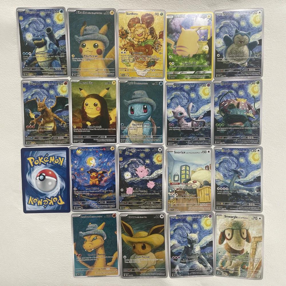 Dessin animé Anime Pokemon Ptcg auto-contrôle Mewtwo Pikachu recueillir commerce Signature carte Fla