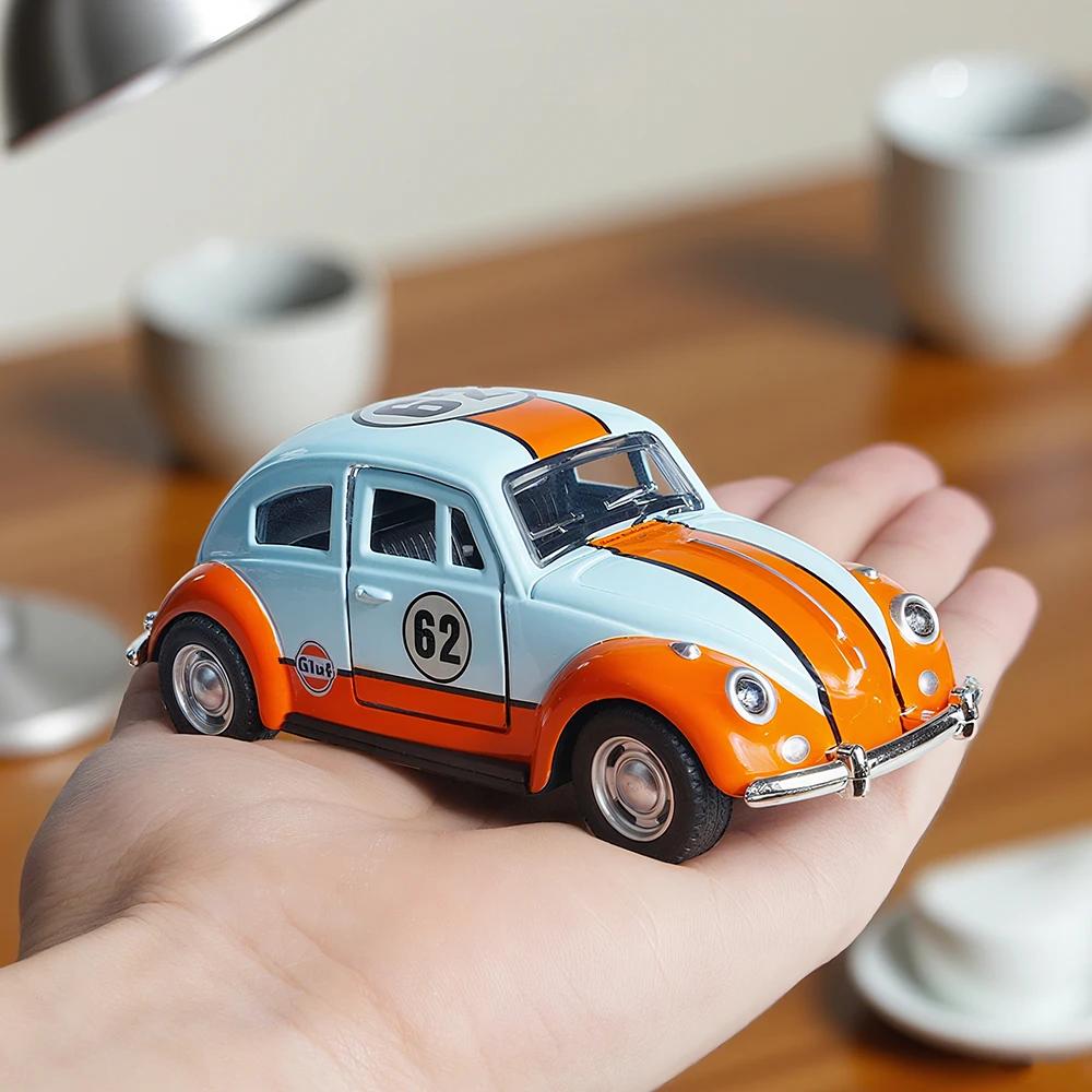 Nouvelle voiture miniature rétro Beetle en alliage moulé sous pression, modèle classique, à rétrofri
