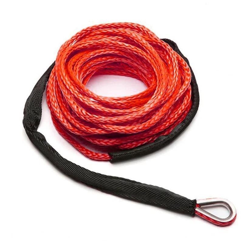 Câble de Treuil de Remorquage en Fibre Synthétique, Cordon de 15m, 5mm/6mm/7mm, 5800 artériel/7700 a