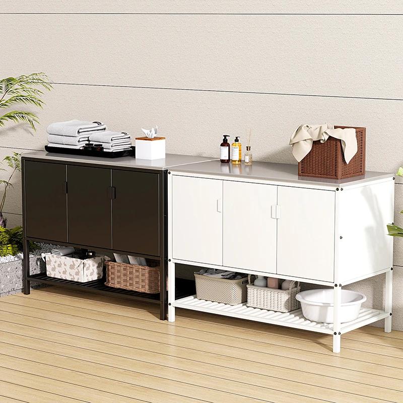 Meuble de cuisine extérieur modulaire en acier inoxydable, îlot barbecue résistant aux intempéries, 