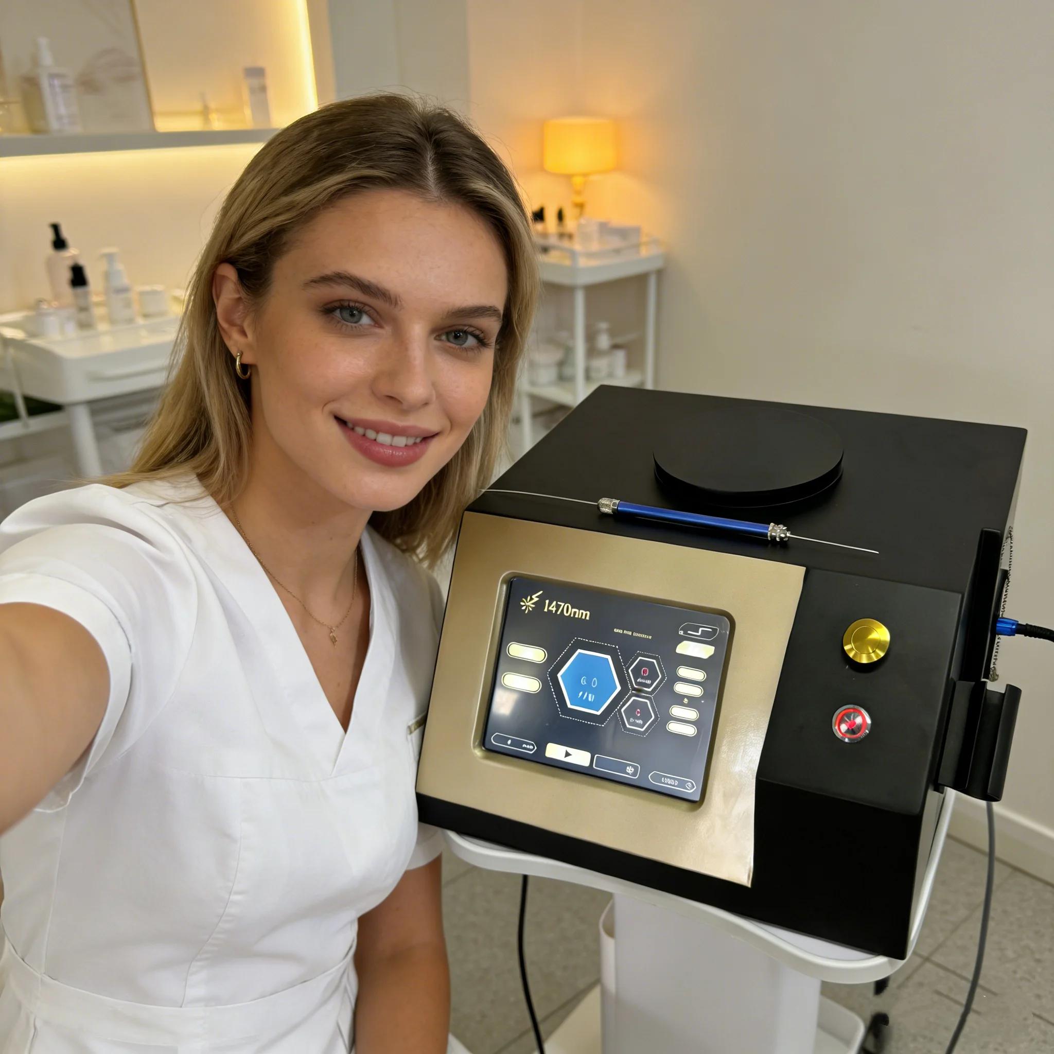 Machine de réduction de graisse, lifting du visage, endo-lifting, laser lipo, aspiration, laser diod